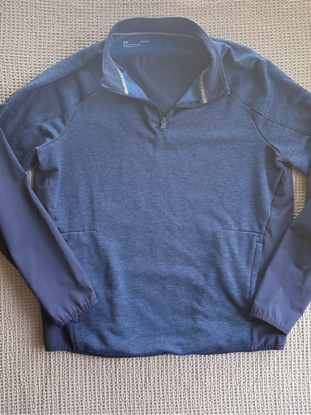 Under Armour Men's Navy Blue Half-Zip Pullover Sweater